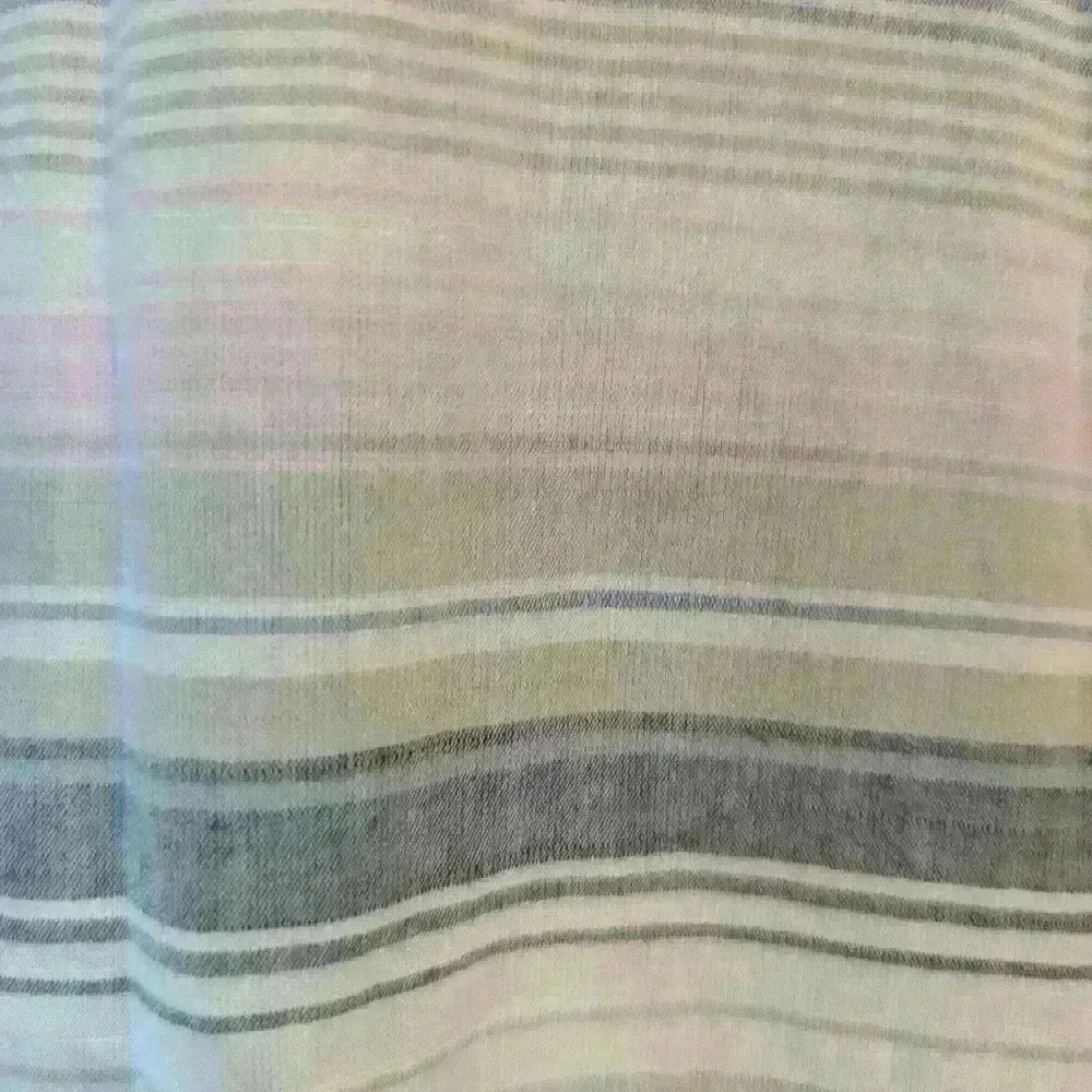Bob Timberlake men's medium short sleeve button down shirt striped 100%cotton - Picture 4 of 5